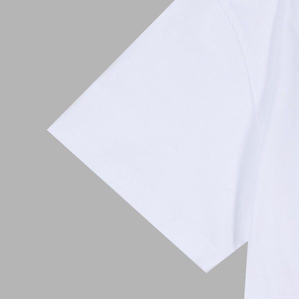 LOGO SPRAY WASHED T-SHIRTS (WHITE) : THE MUSEUM VISITOR