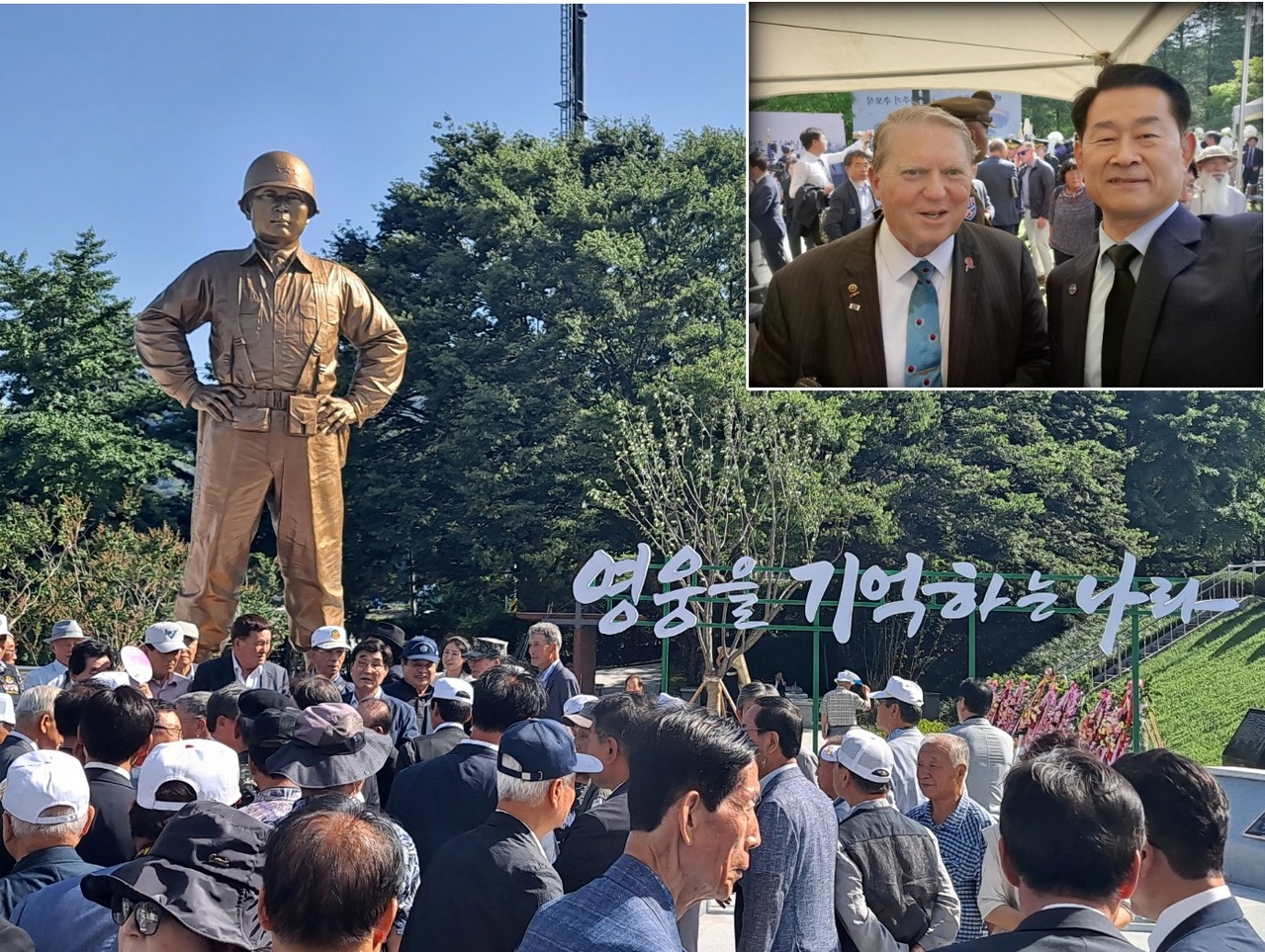 백선엽장군 3주기 추모식 참석 및 밴플리트 재단 이사장 접견 (7.5) 