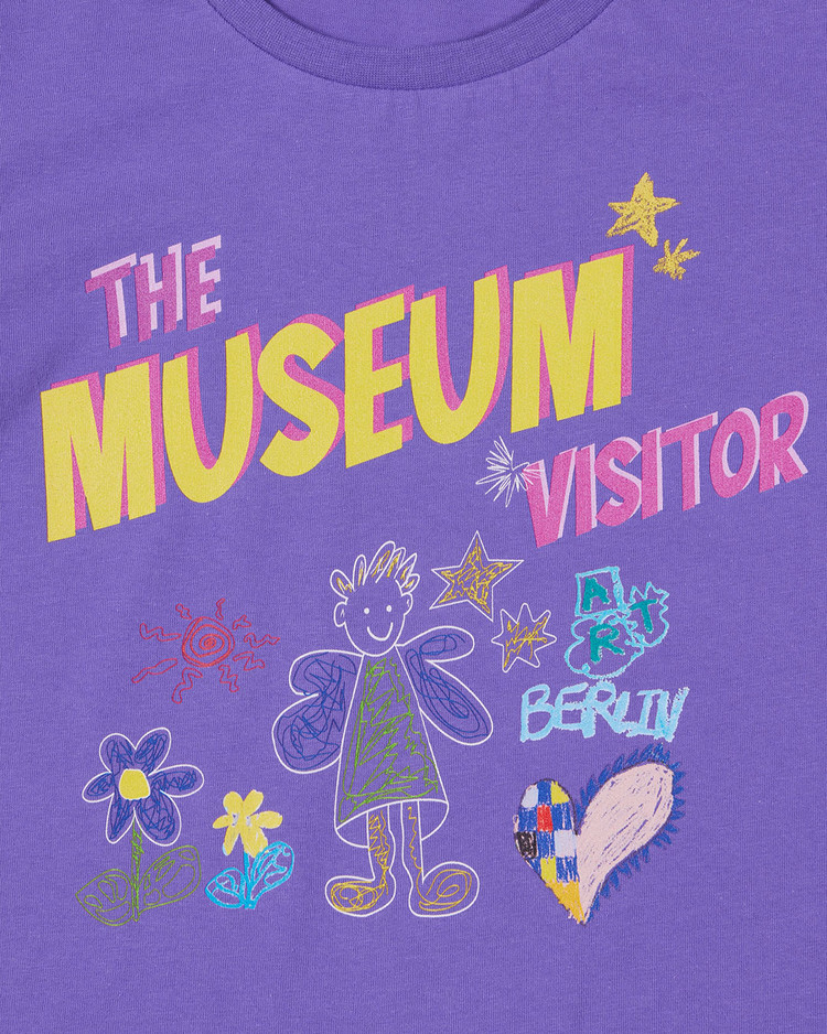[THE MUSEUM VISITOR]★PUTTI PRINTED CROP T-SHIRTS PUTTI PRINTED CROP T-SHIRTS (PURPLE) : THE MUSEUM VISITOR