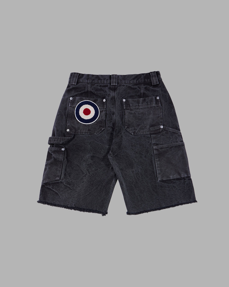[THE MUSEUM VISITOR]★韓国人気★CAT PRINTED DYEING SHORTS CAT PRINTED DYEING SHORTS (BLACK) : THE MUSEUM VISITOR