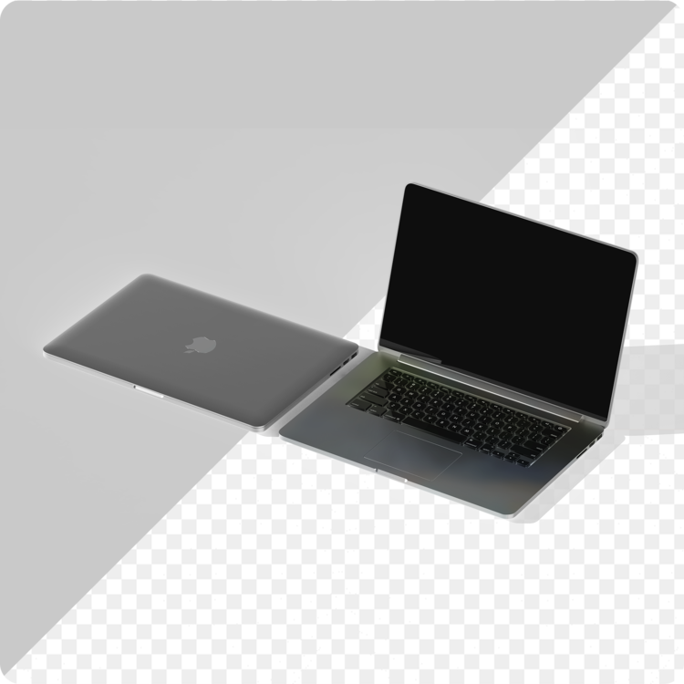 Laptop Sticker Mockup — Mockup Zone