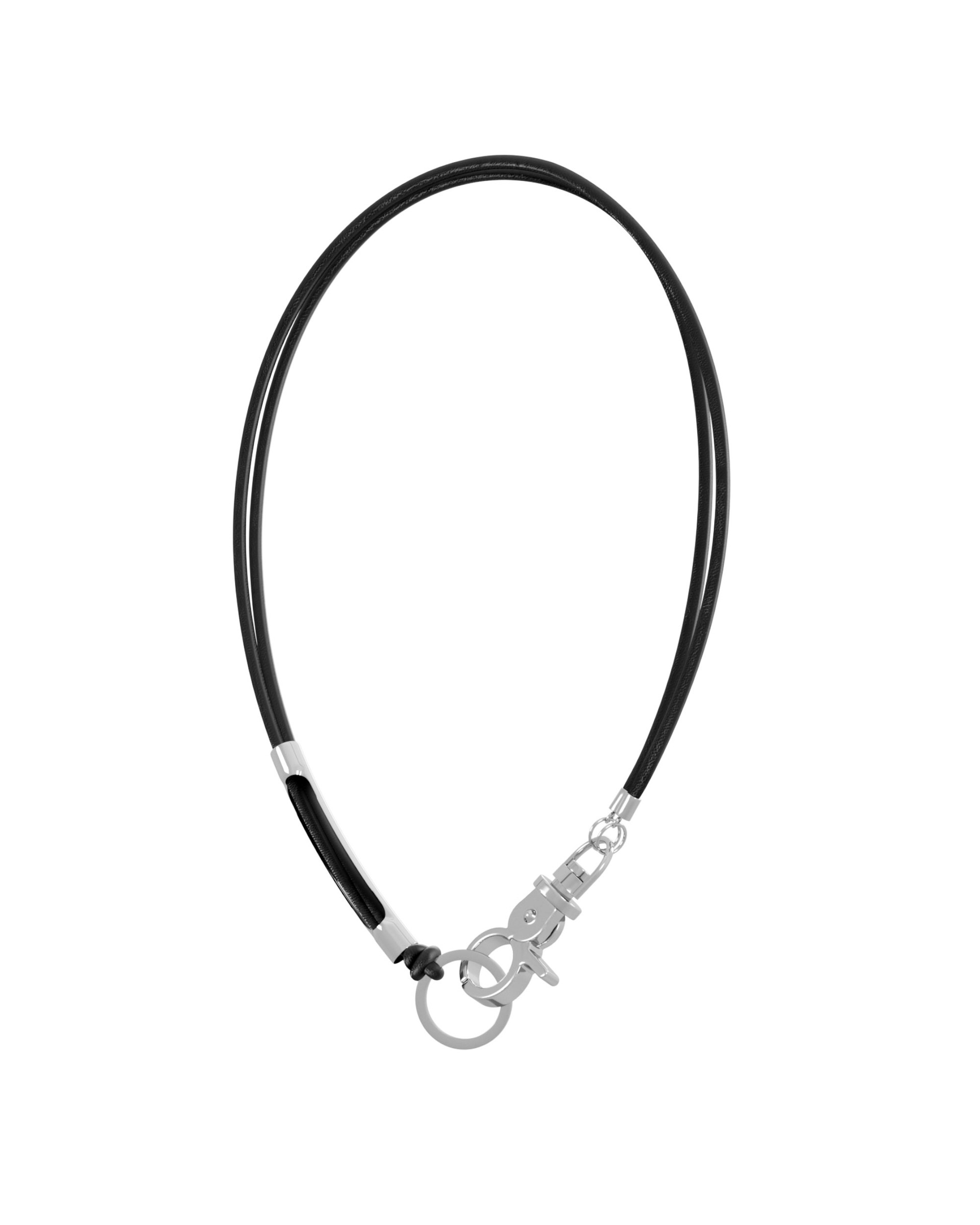 3way Leather Necklace (Black) : SAGEGASAGE 세이지가세이지