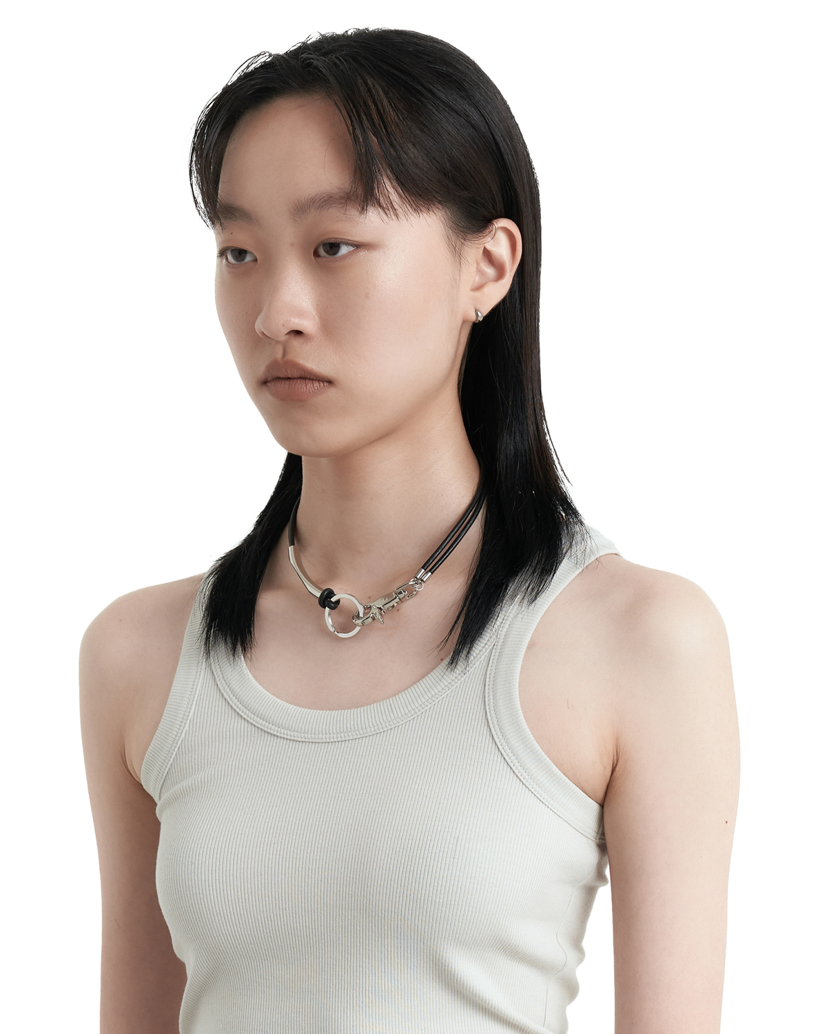 3way Leather Necklace (Black) : SAGEGASAGE 세이지가세이지