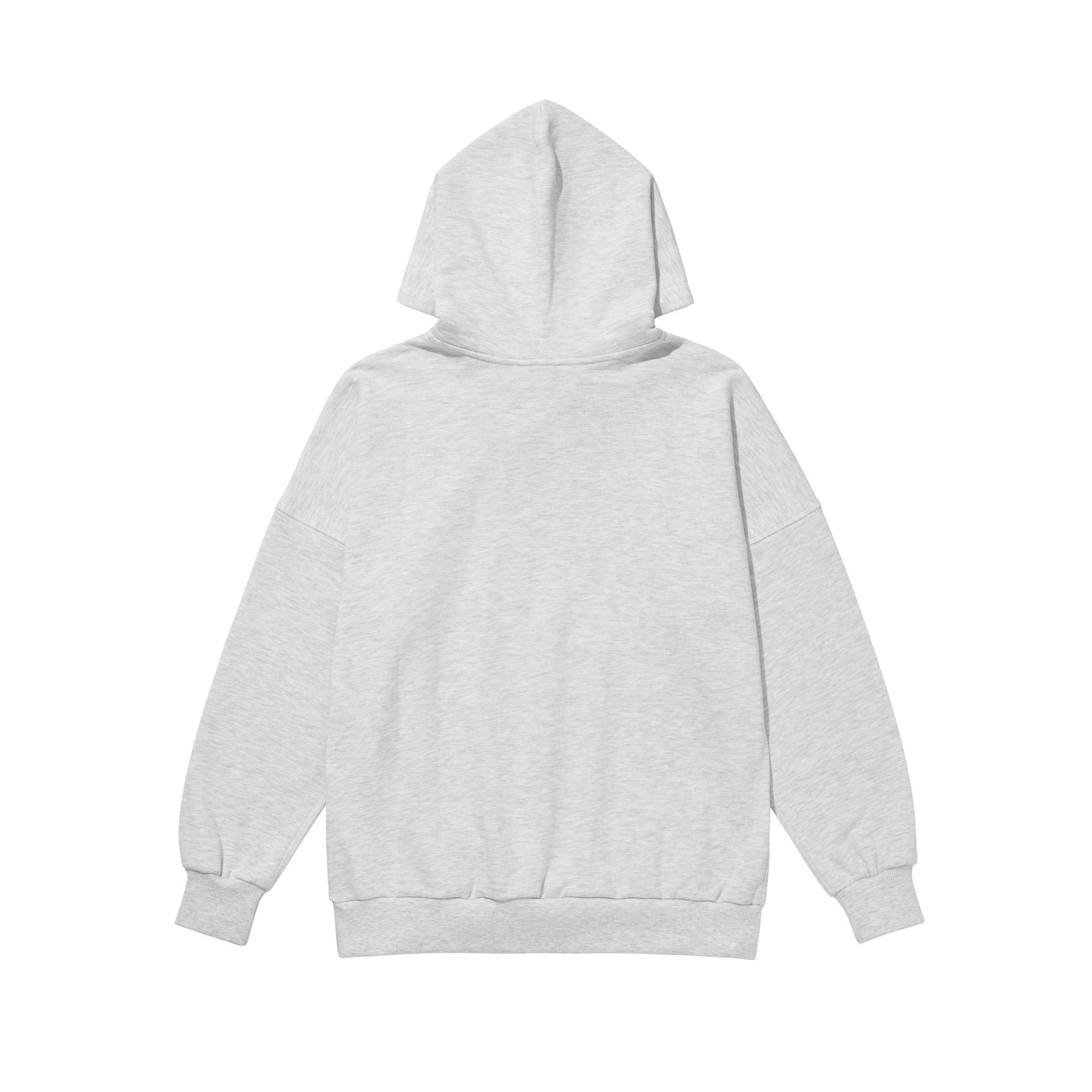 STAR LOGO HOODIE WHITE MELANGE Tempusstudio star-logo-hoodie-white-melange-tempusstudio