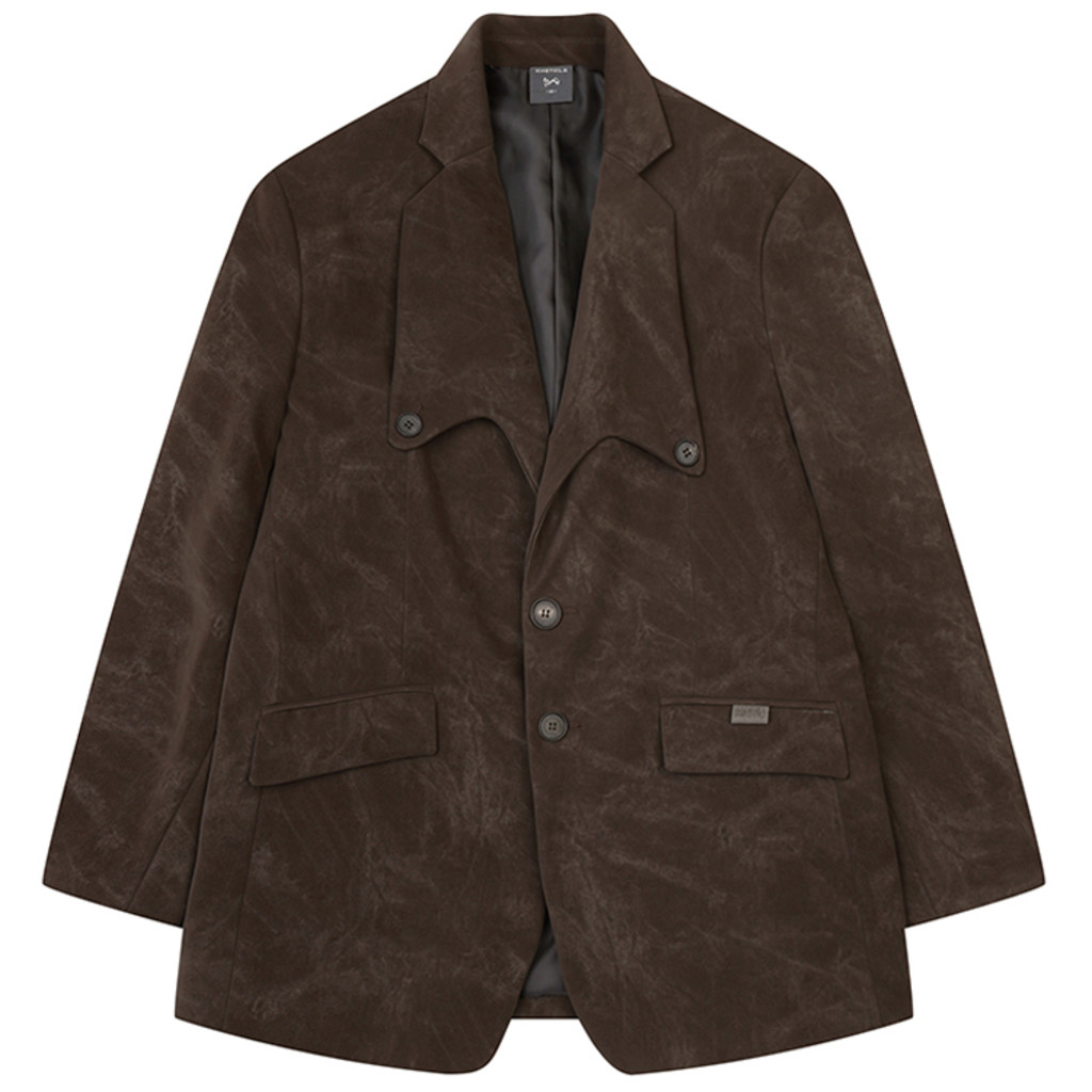 ジャケット・アウター 30s40s  Nubuck leather&wool combi jacket 30s40s Nubuck leather&wool combi jacket