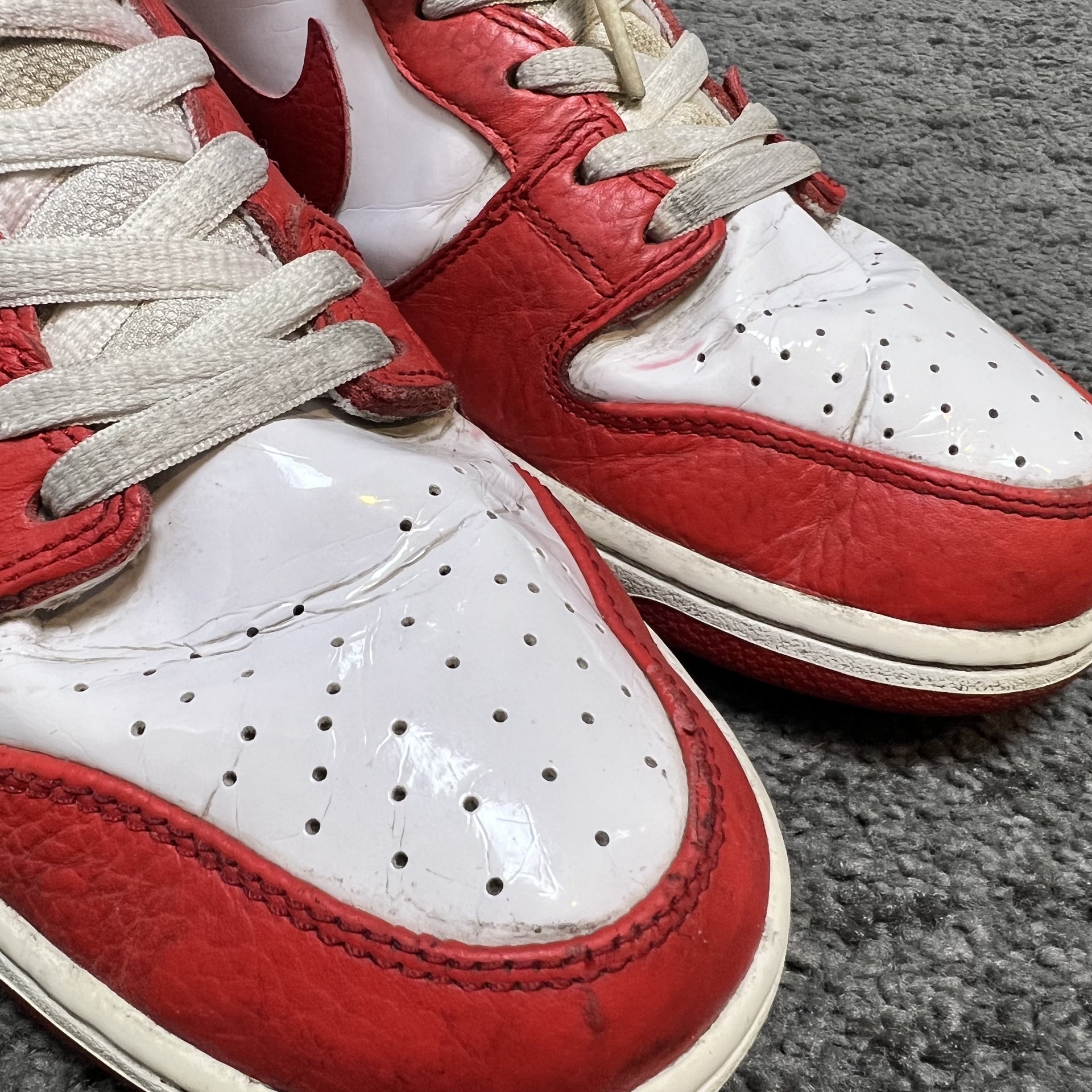 nike sb dunk high future court red sz.290 : soberseoul