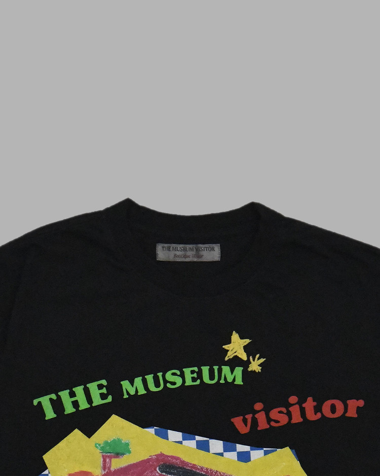 THE MUSEUM VISITOR★CAR DRAWING VINTAGE WASHED T-SHIRTS CAR DRAWING VINTAGE WASHED T-SHIRTS (BLACK) : THE MUSEUM VISITOR