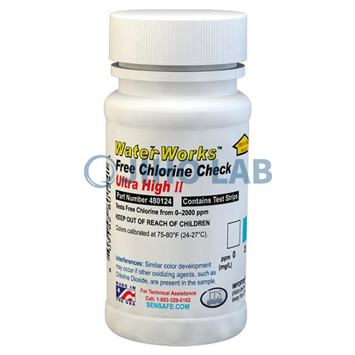 B50FreeClH3 잔류염소키트 Free Chlorine Ultra High II Test Strips 480124