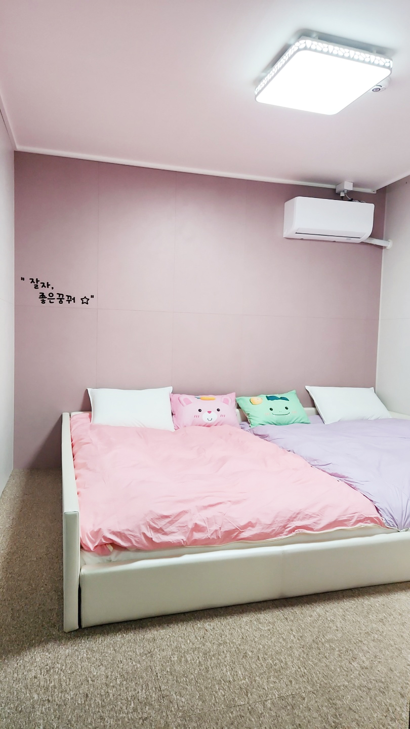 Room-pink (저상형 패밀리 침대)