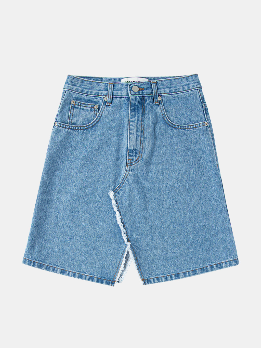 ★MEENDERI★FRONT SLIT DENIM SKIRT - SKY BLUE★正規品/送料込 MEENDERI-FRONT SLIT DENIM SKIRT - SKY BLUE│삼성물산 온라인