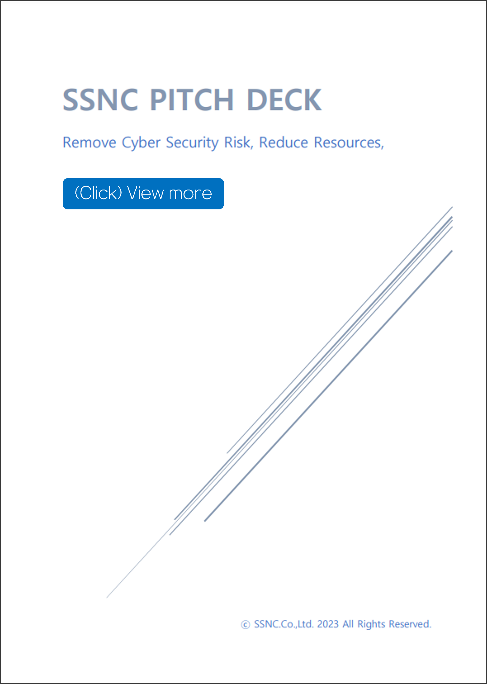 SSNC Pitch Deck 2023