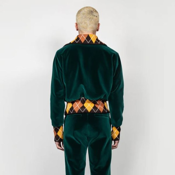 ジャケット・アウター egonlab GREEN VELVET TRACKSUIT egonlab GREEN VELVET TRACKSUIT