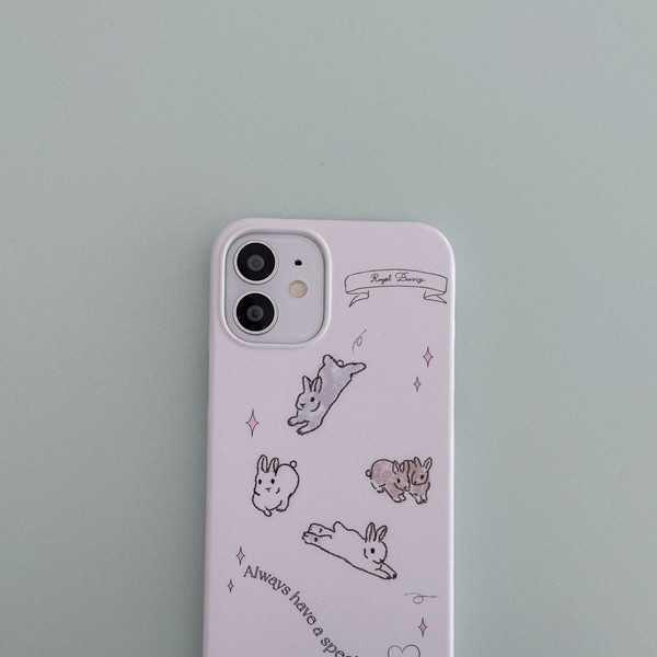 royal bunny phone case