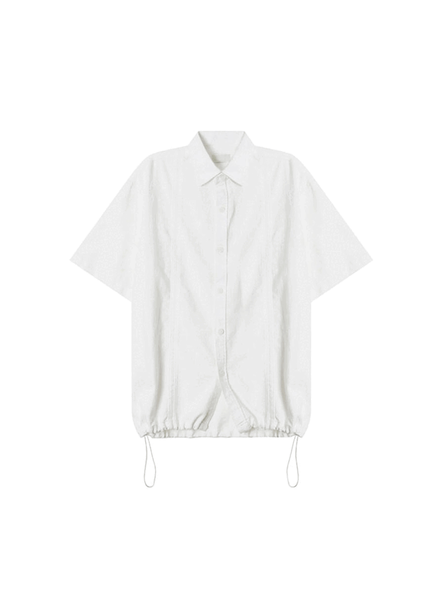 By linen string shirts white 