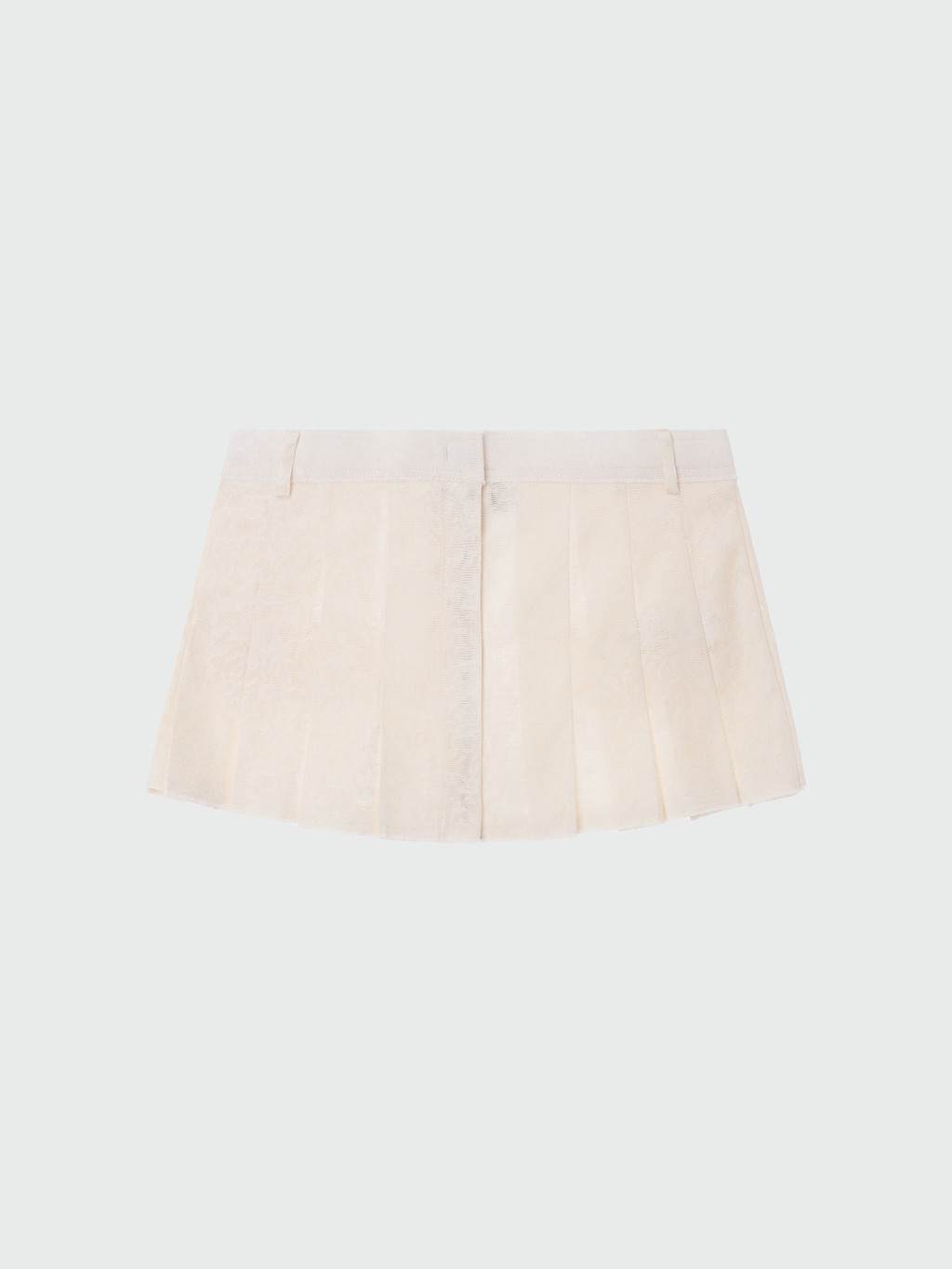[EENK] / ☆ XIES Layered Pleats Skirt Belt / Ivory XIES Layered Pleats Skirt Belt - Ivory : EENK