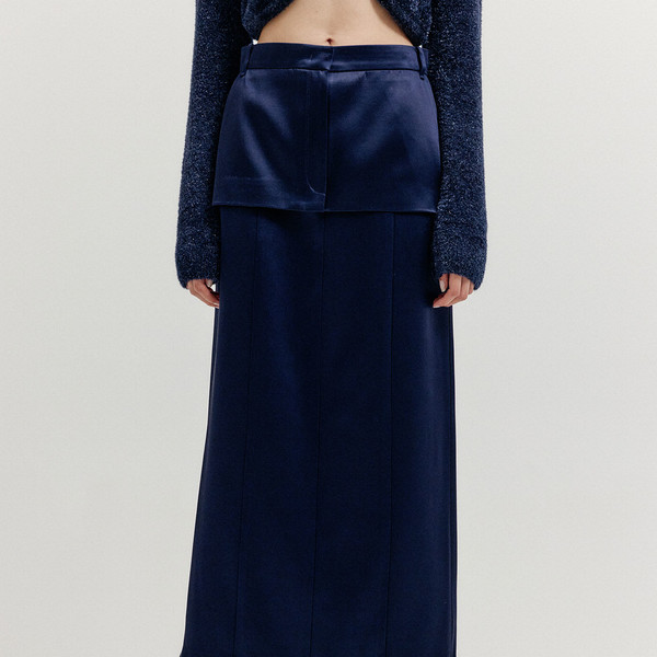XEXS Long Skirt - Navy : EENK SHOP