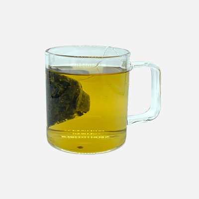 <div style="position:absolute; top:0; left:0; background-color:#cc5a64;"><p style="padding:5px; float:left; margin:0;">HOT</p><p style="background-color:#0097d6; padding:5px; float:left; margin:0;">ICE</p></div>