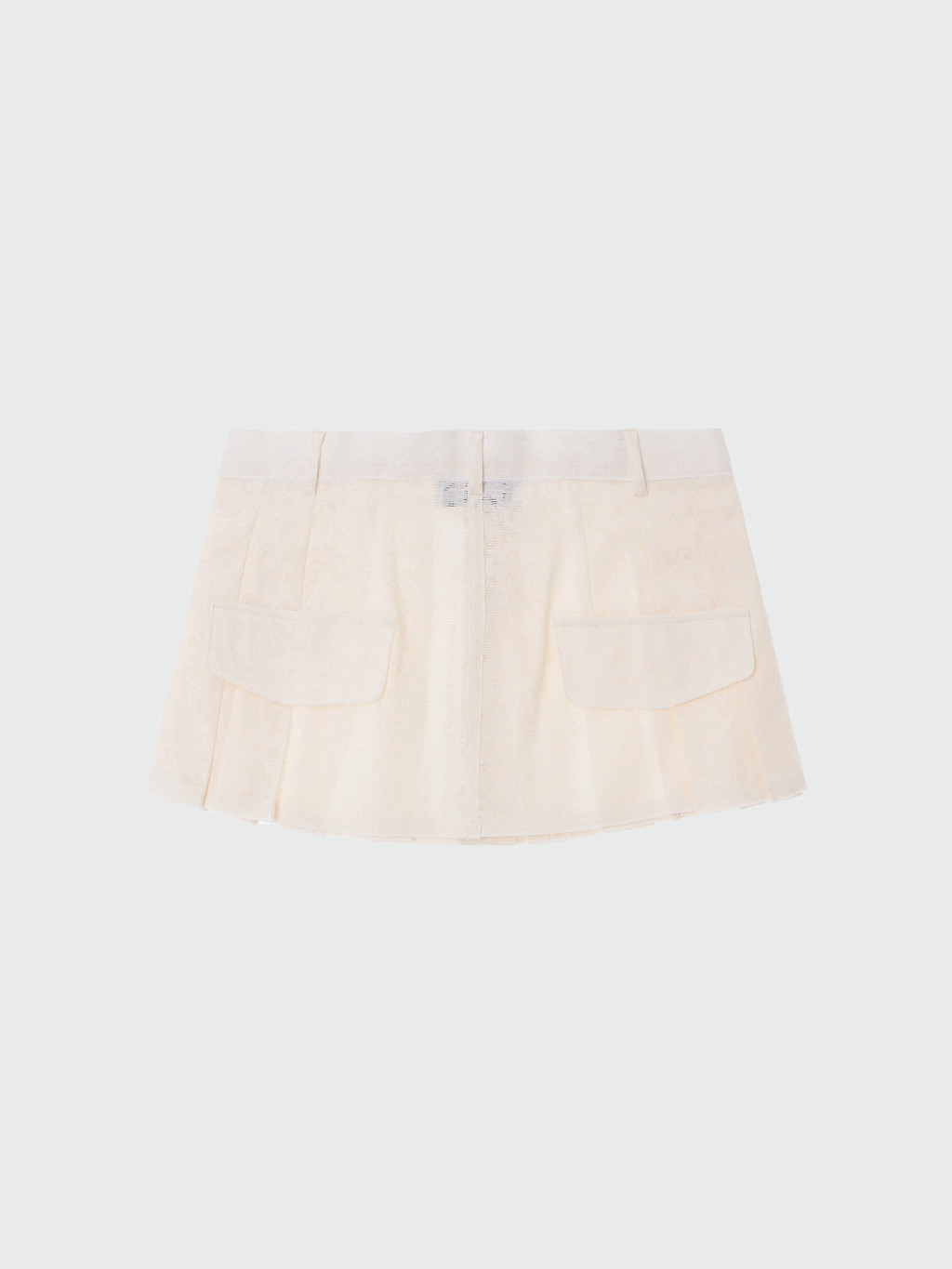[EENK] / ☆ XIES Layered Pleats Skirt Belt / Ivory XIES Layered Pleats Skirt Belt - Ivory : EENK