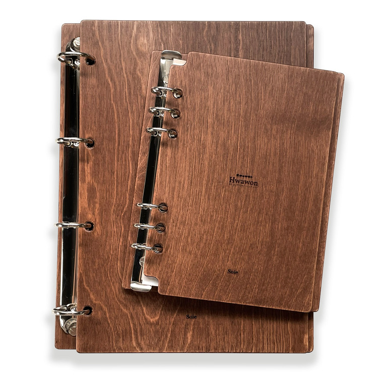 Hwawon Wood Ring Binder : Hwawon