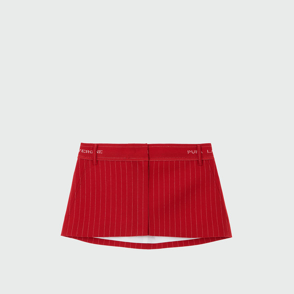 [EENK] / ☆ XINAN Layered Skirt Belt / Red XINAN Layered Skirt Belt - Red : EENK SHOP