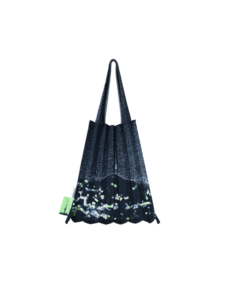 Shoulder Bag SEOUL Edition MidNight : PLEATSMAMA: Sustainable Knit 