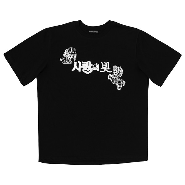【604SERVICE】GLITTER VAMPIRE OVERSIZED TEE IN BLACK GLITTER VAMPIRE OVERSIZED TEE IN BLACK : 604SERVICE