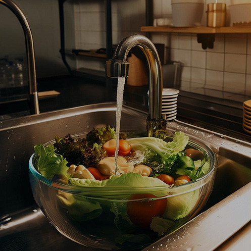 <h4><strong>야채 과일 살균소독</strong></h4><h6>카페 | 레스토랑 | 음식점</h6><h6>샐러드 | 생과일 | 생야채 | 식재료</h6>