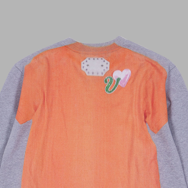 LETTERING T-SHIRTS PRINTED SWEATSHIRTS (GREY) : THE MUSEUM