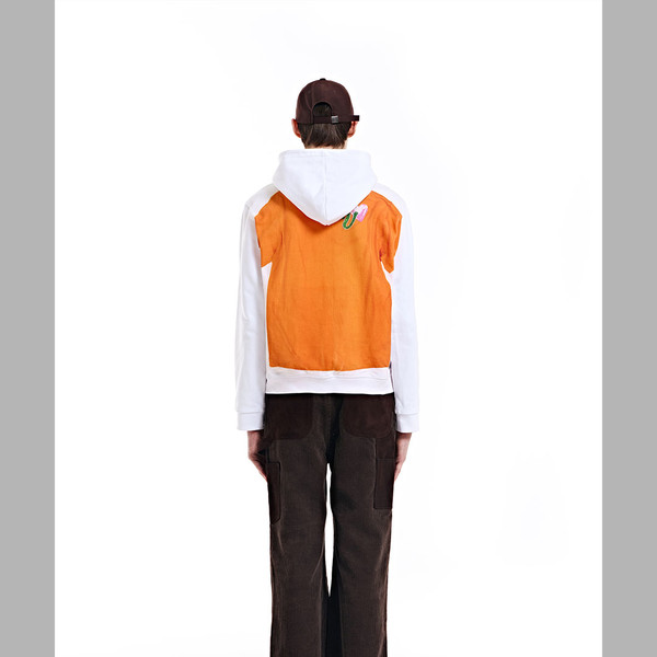 パーカー・フーディ THE MUSEUM VISITOR LETTERING T-SHIRTS PRINTED ZIP UP MY895 THE MUSEUM VISITOR LETTERING T-SHIRTS PRINTED ZIP UP MY895