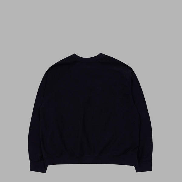 HEART PRINTED INSIDE-OUT SWEATSHIRTS (BLACK) : THE MUSEUM