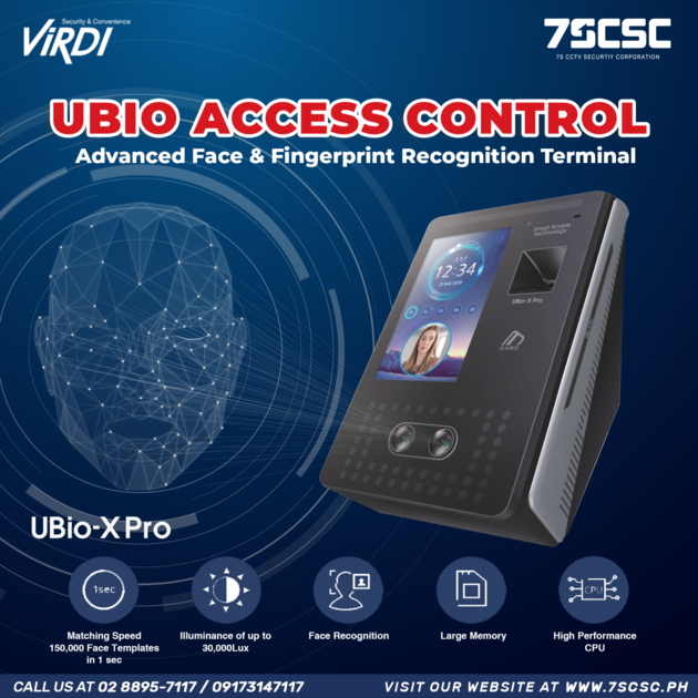 UBIO ACCESS CONTROL from South Korea : A.I CCTV | CCTV Philippines | IP ...