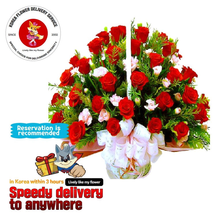 [Flower basket] Love choice Korea flower delivery Korea Gifts