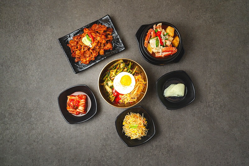 열무비빔밥 고기정식