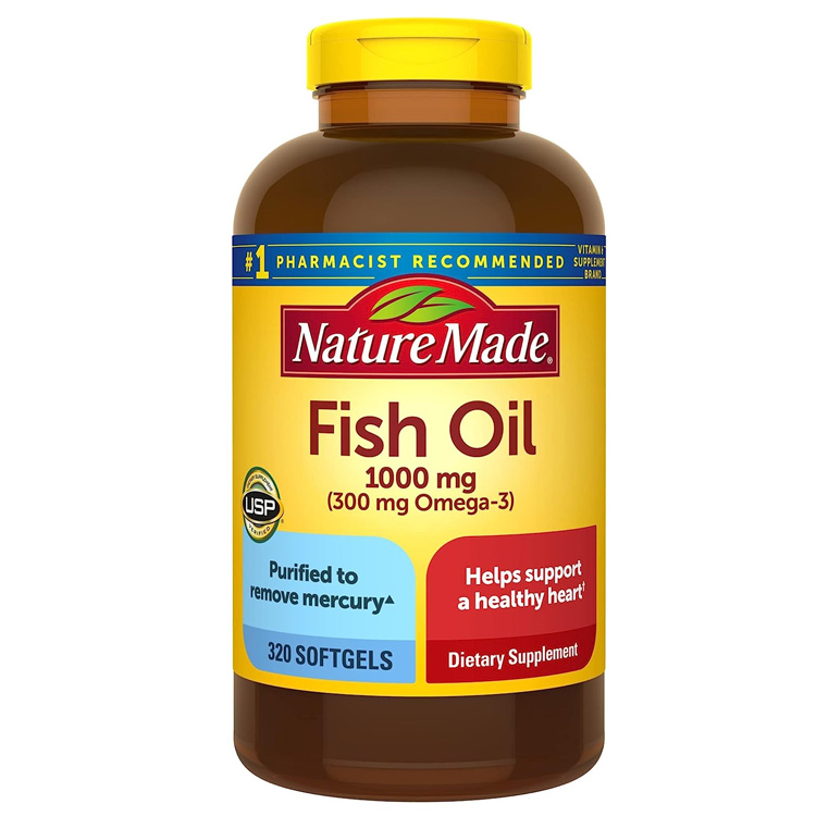 네이쳐메이드, 피쉬 오일 1000mg 오메가3 320소프트젤 / Nature Made Fish Oil 1000 mg