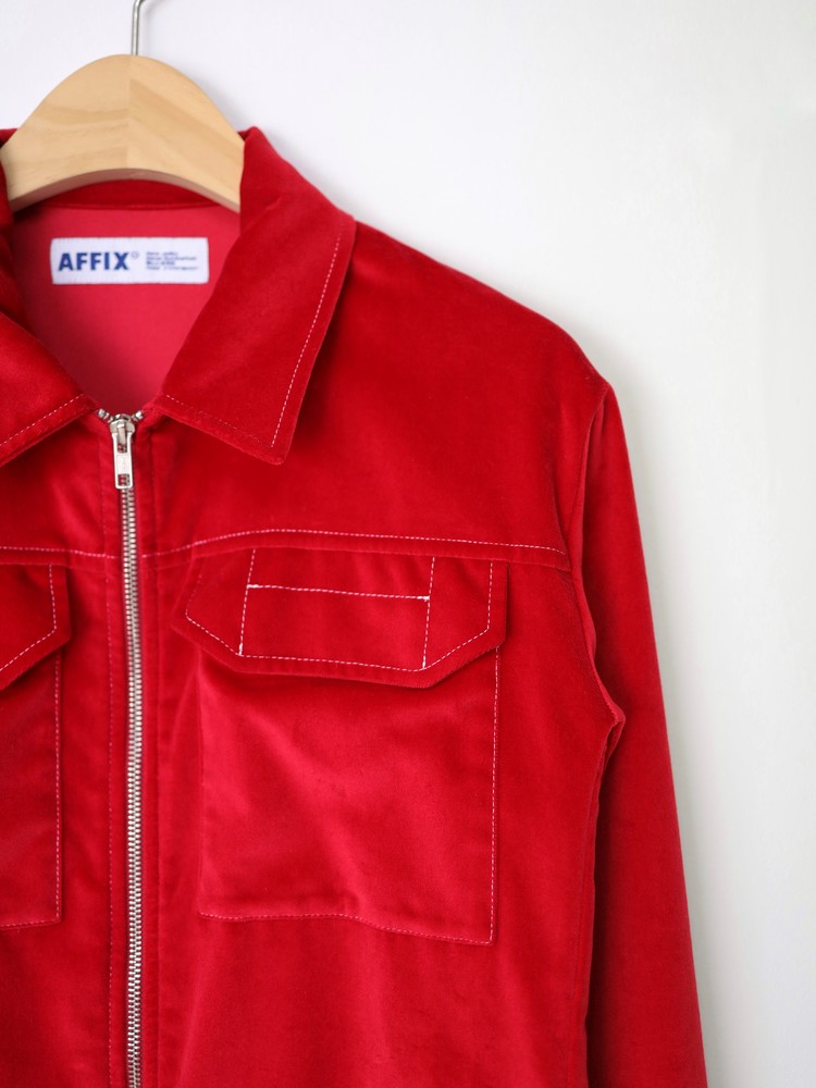 AFFIX WORKS Two Way Zip Service Jacket-