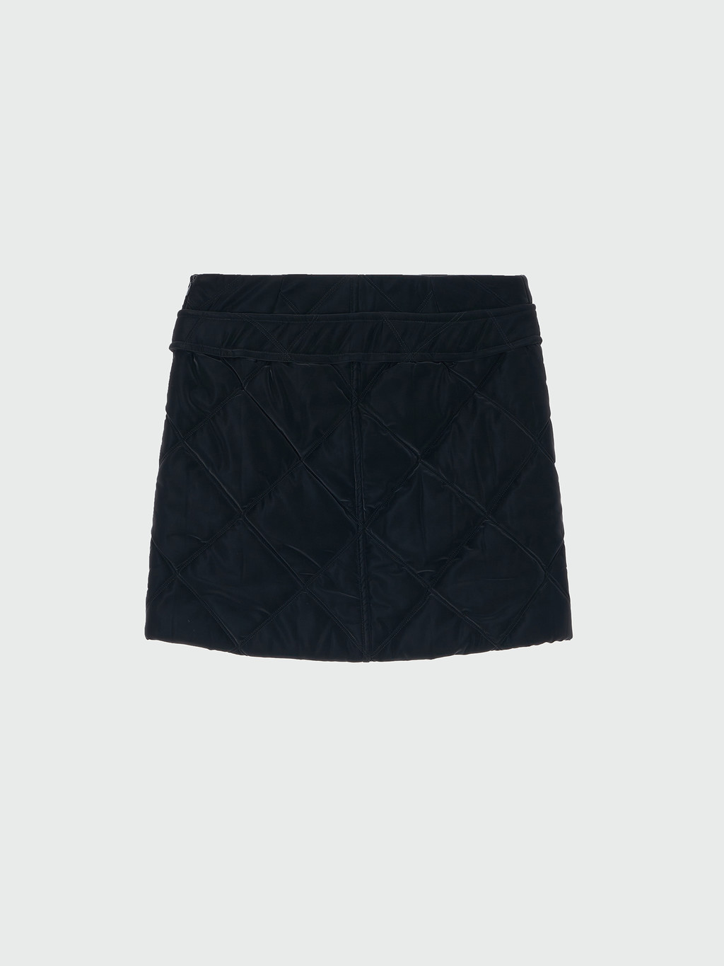 XOPO Quilted Pocket Mini Skirt - Black : EENK SHOP