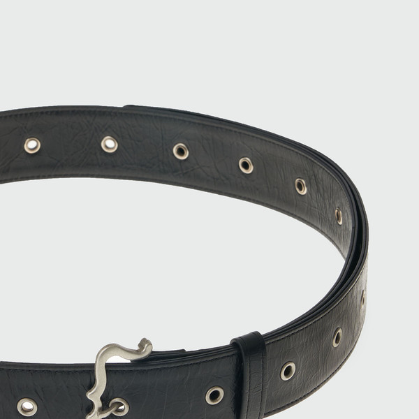 [EENK] / ☆ XINDA Buckle Belt / Black XINDA Buckle Belt - Black : EENK SHOP