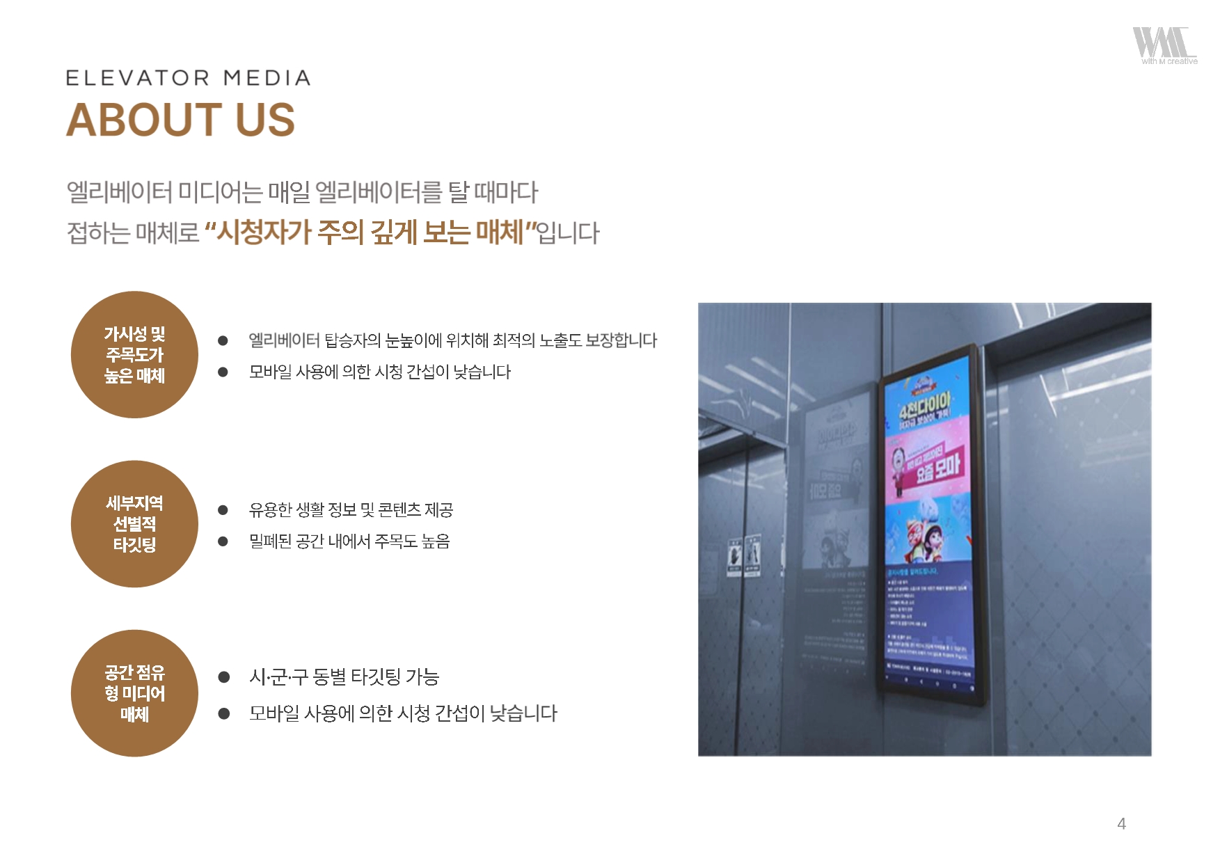 엘리베이터 광고 2