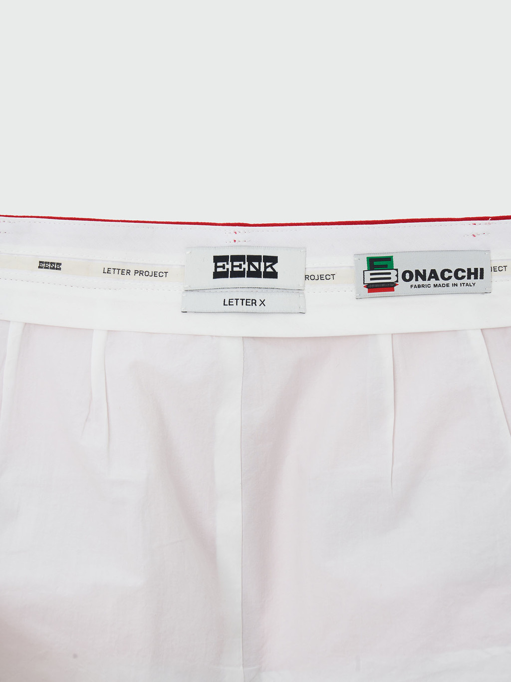 XINAN Layered Skirt Belt - Red : EENK SHOP