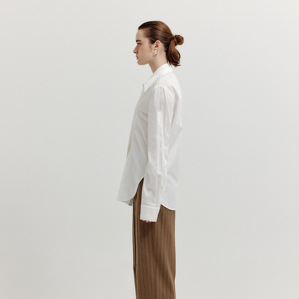 XAYER Layerd Shirts - White : EENK SHOP