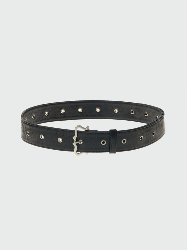 Women's Round Buckle Belt - Wild Fable™ Black XS