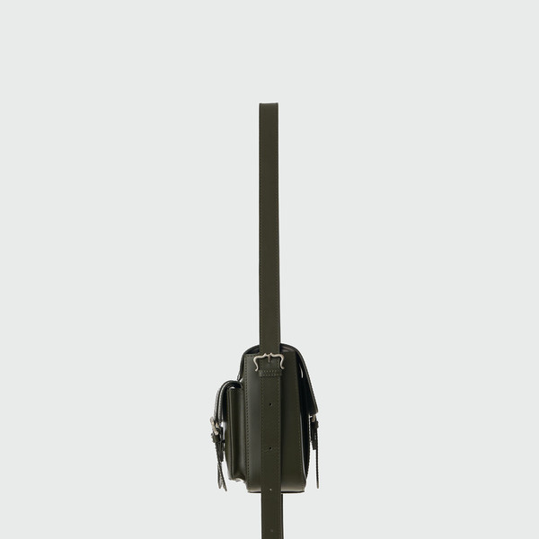 HANHEE Buckled Pocket Square Bag - Khaki : EENK