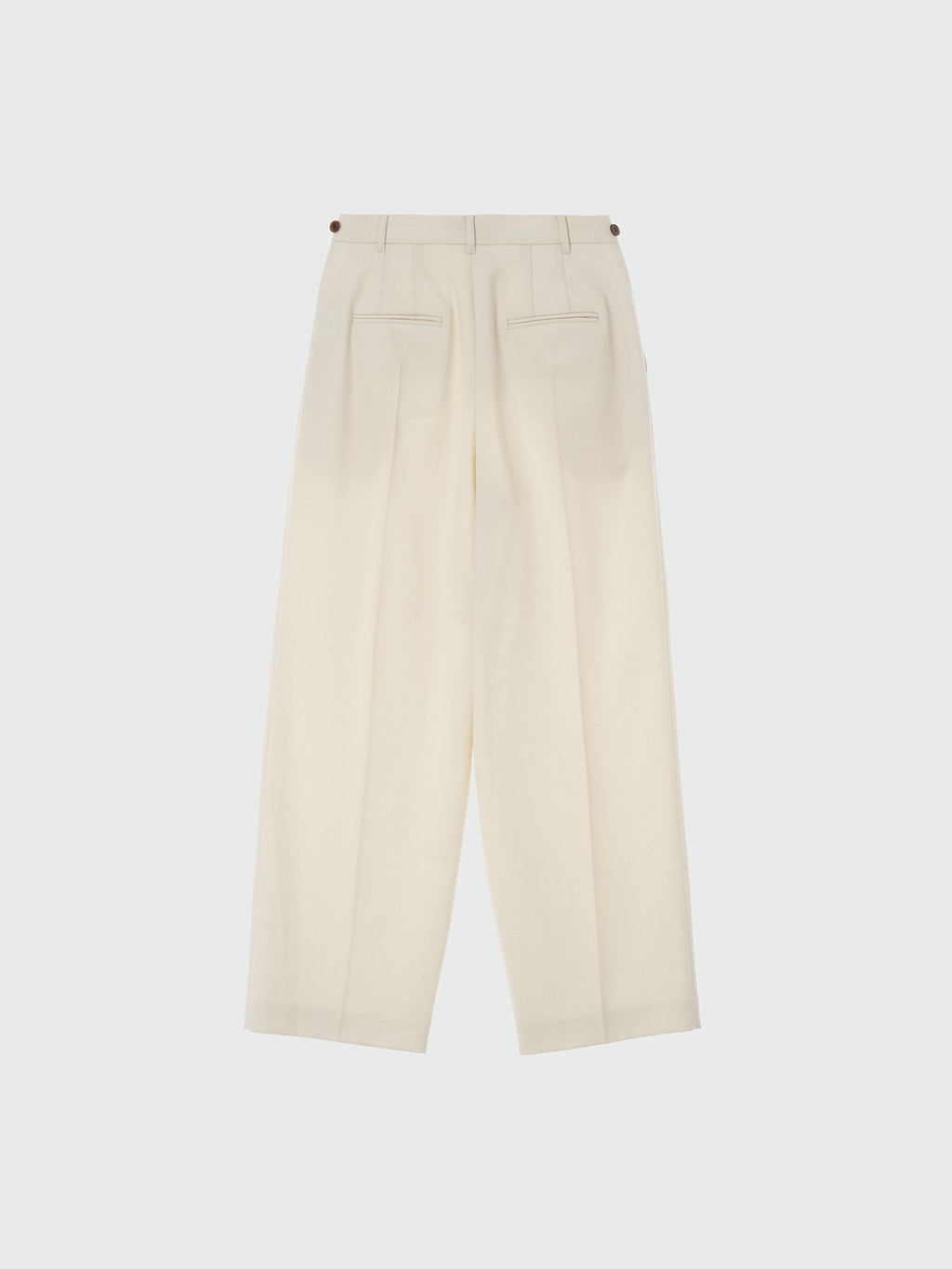 XEBLE Two-Tuck Pants - Ivory : EENK SHOP