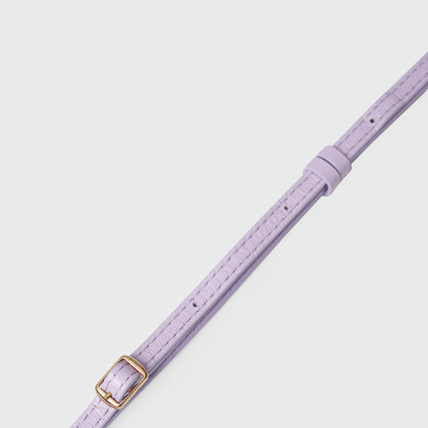 [EENK] / ☆ Phone Case with Leather Strap / Pastel Purple EVENT] Phone Case with Leather Strap Pastel Purple : EENK SHOP