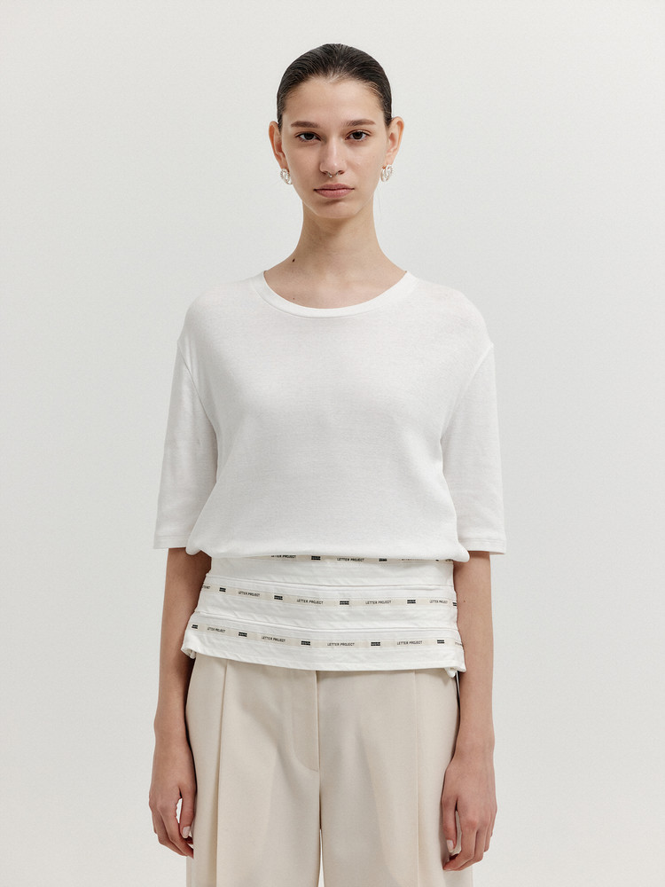 配送無料 EENK XOL Paneled Turtleneck Top - トップス