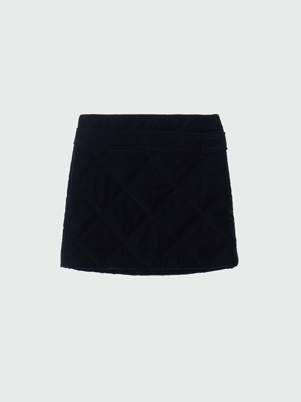 ★E.B.M★ Pocket Mini Skirt EMP1DSK020 XOPO Quilted Pocket Mini Skirt - Black : EENK SHOP