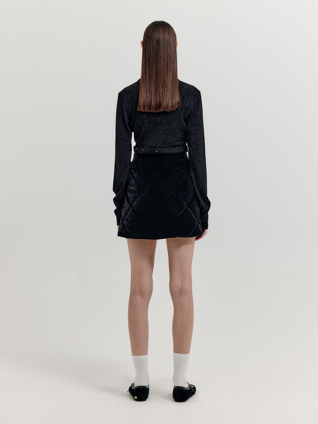 XOPO Quilted Pocket Mini Skirt - Black : EENK SHOP XOPO Quilted Pocket Mini Skirt - Black : EENK SHOP