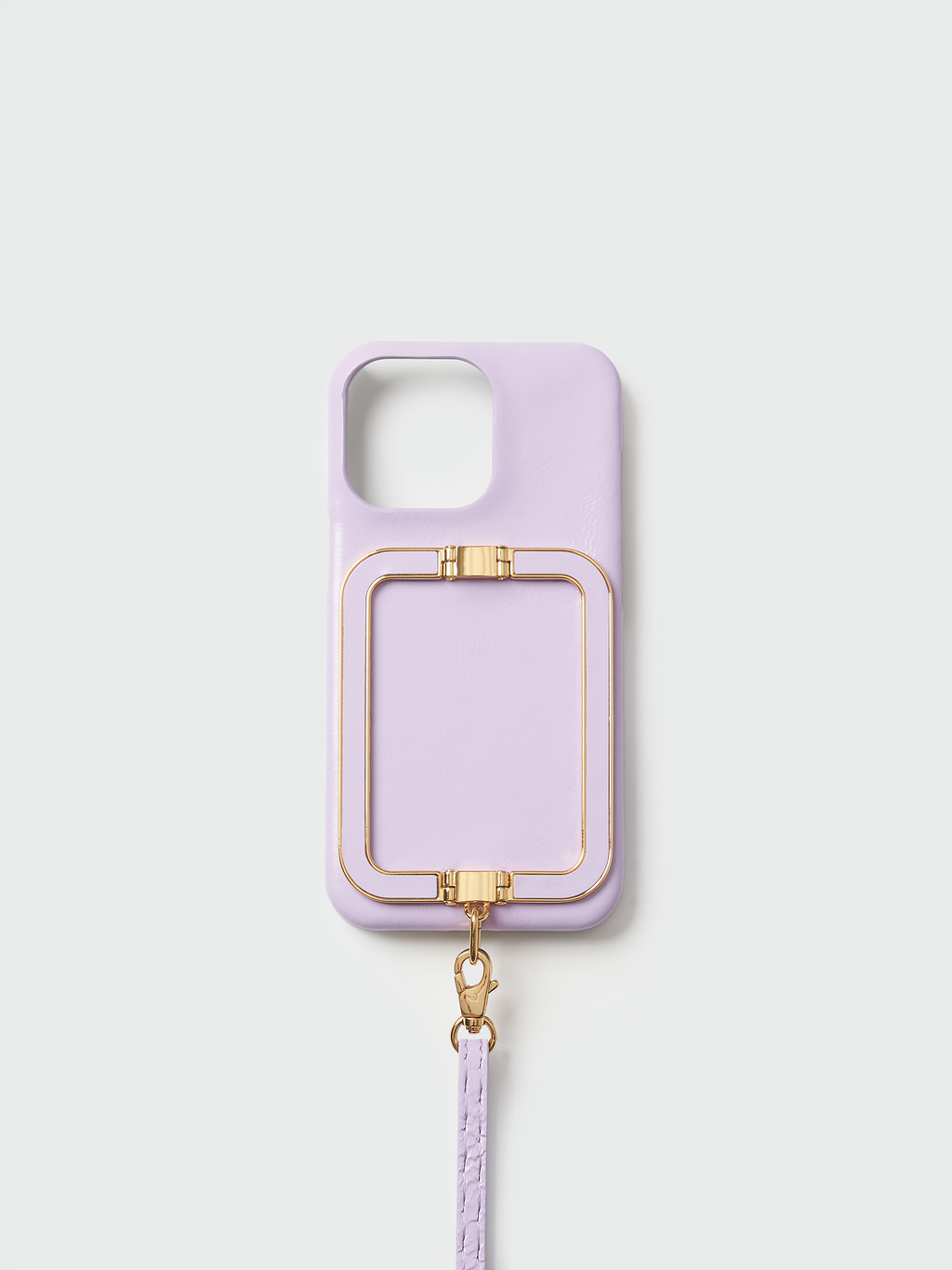 [EENK] / ☆ Phone Case with Leather Strap / Pastel Purple EVENT] Phone Case with Leather Strap Pastel Purple : EENK SHOP