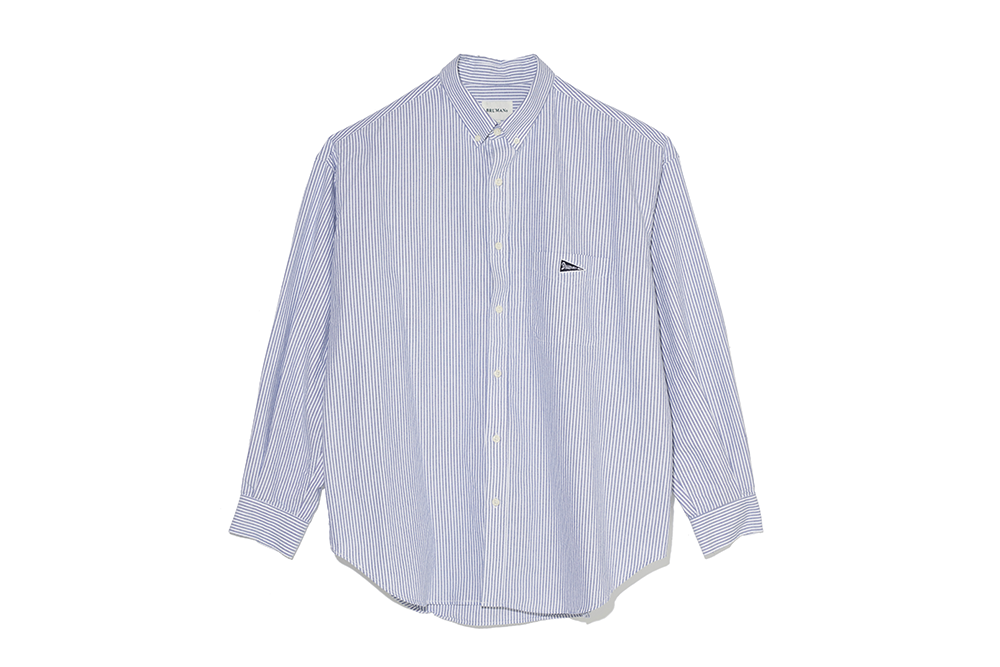 Pennant Oxford Stripe Shirt (Navy) </br>Price - 69,000