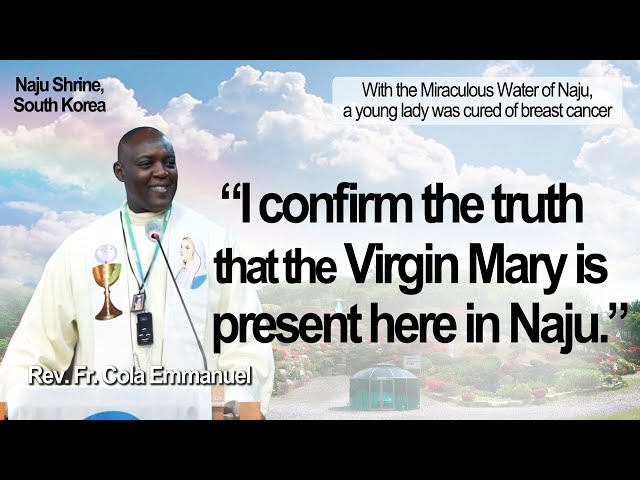 “I confirm the truth that Mother Mary is present in Naju.” 🌹 Testimony ...